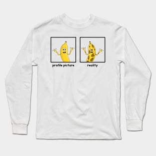 Funny Banana Design Dating Mistake Long Sleeve T-Shirt